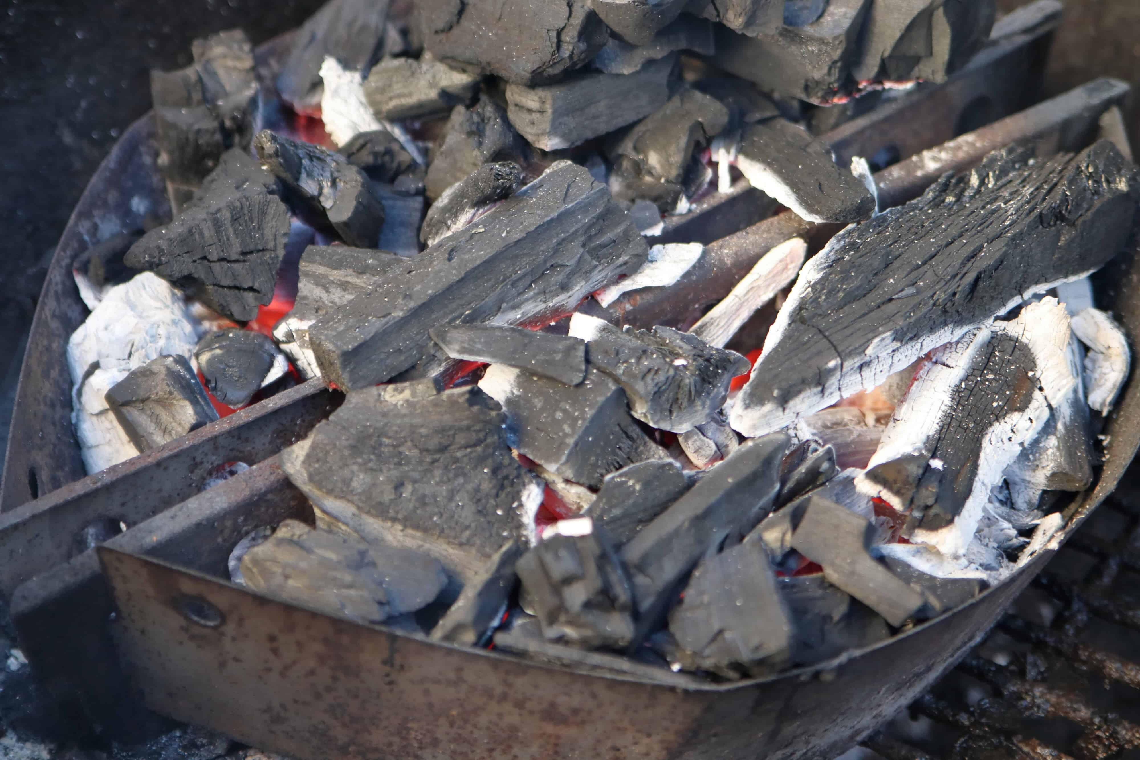 The Best Way to Light a Charcoal Grill System of a Brown