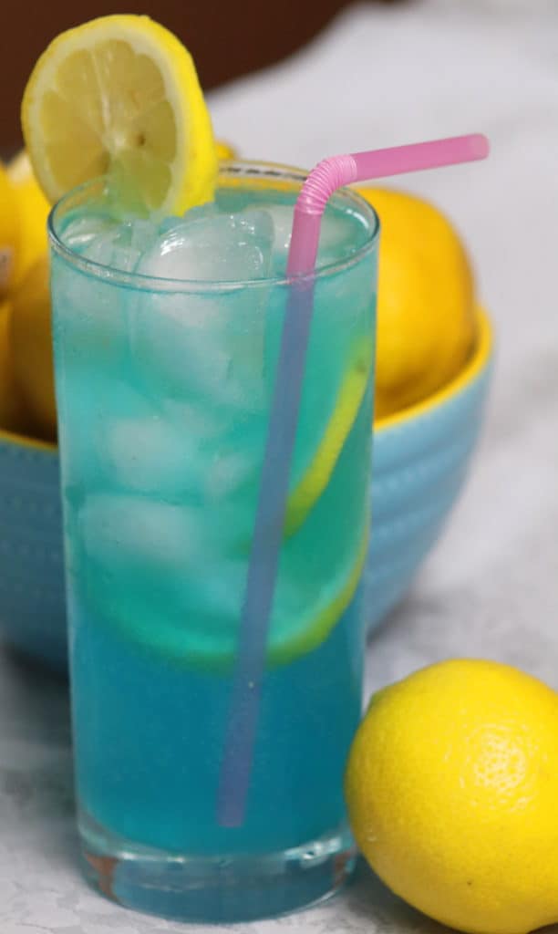 Electric Lemonade Vodka Cocktail