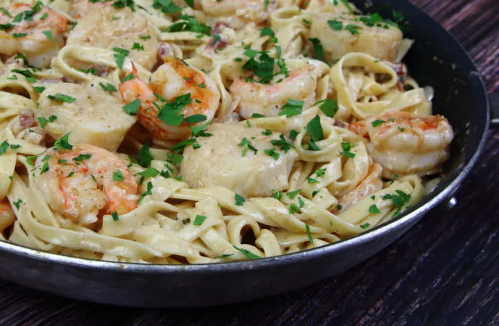 Angel Hair Pasta with Shrimp & Lemon Cream Sauce Recipe