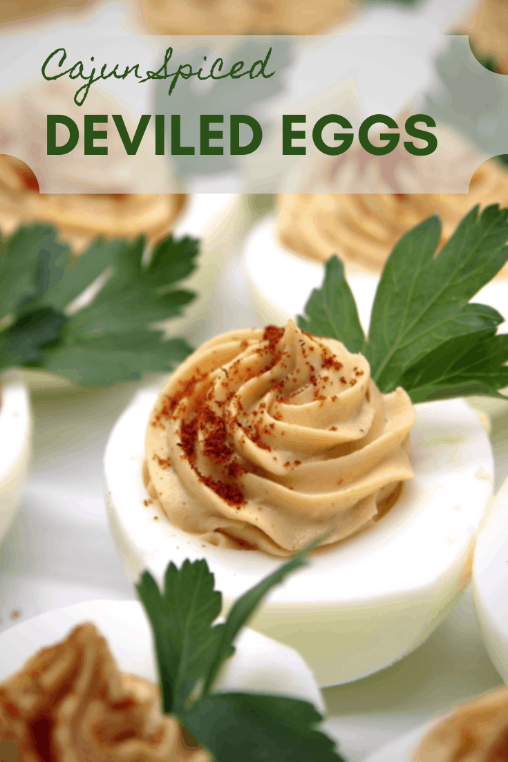 Cajun Spiced Deviled Eggs System of a Brown