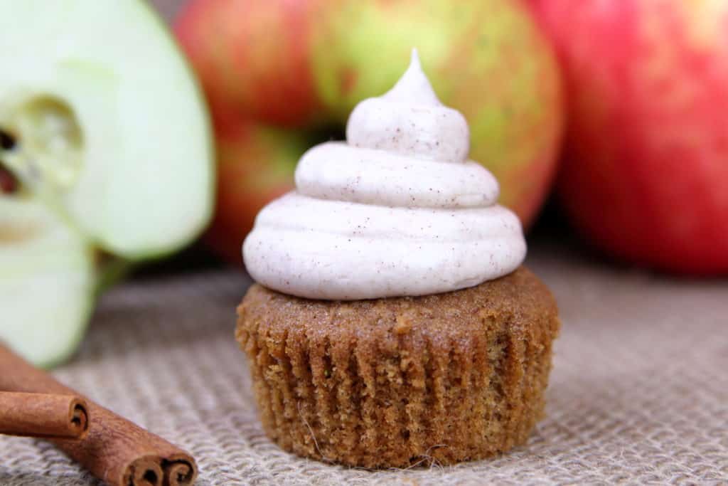 Spiced Apple Cider Cupcakes