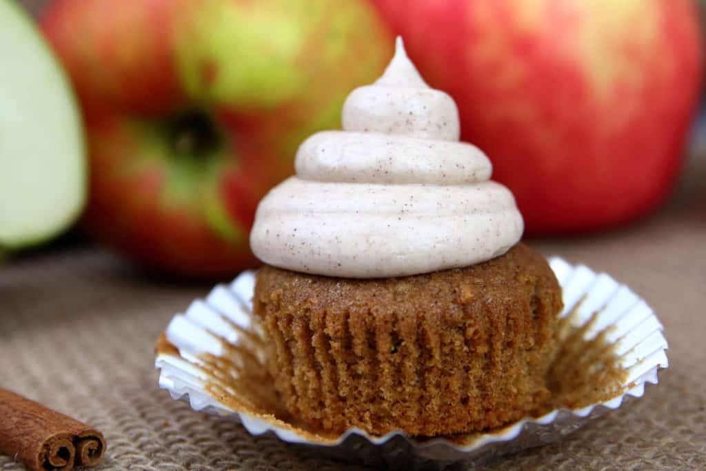 Spiced Apple Cider Cupcakes