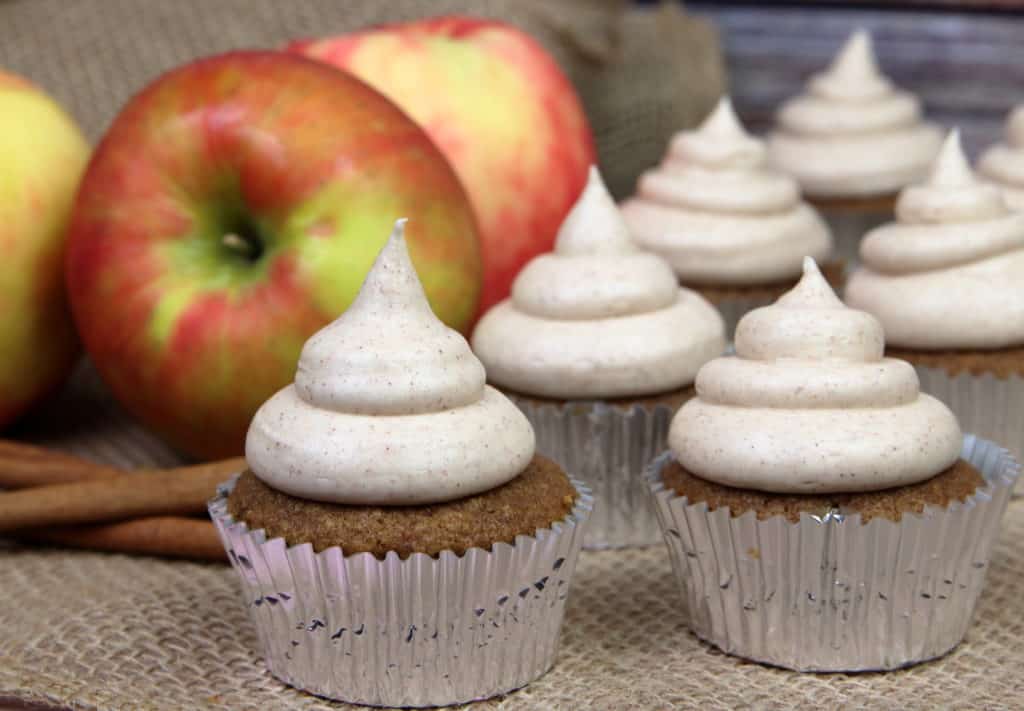 Spiced Apple Cider Cupcakes