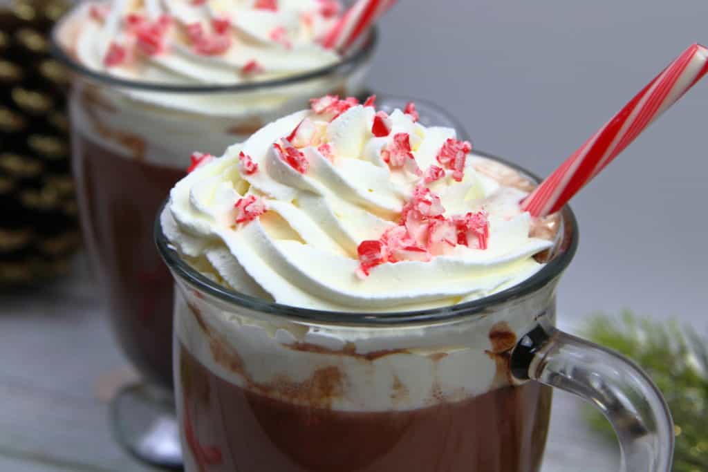 Dark Chocolate Peppermint Hot cocoa