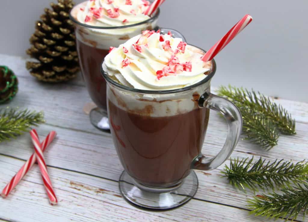 Dark Chocolate Peppermint Hot cocoa