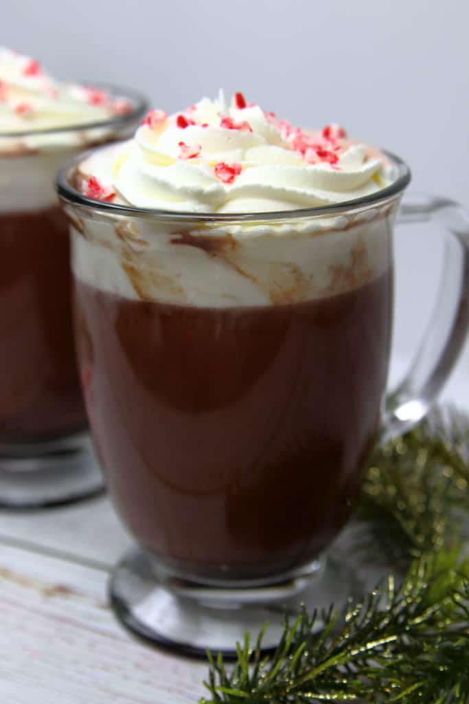 Dark Chocolate Peppermint Hot cocoa