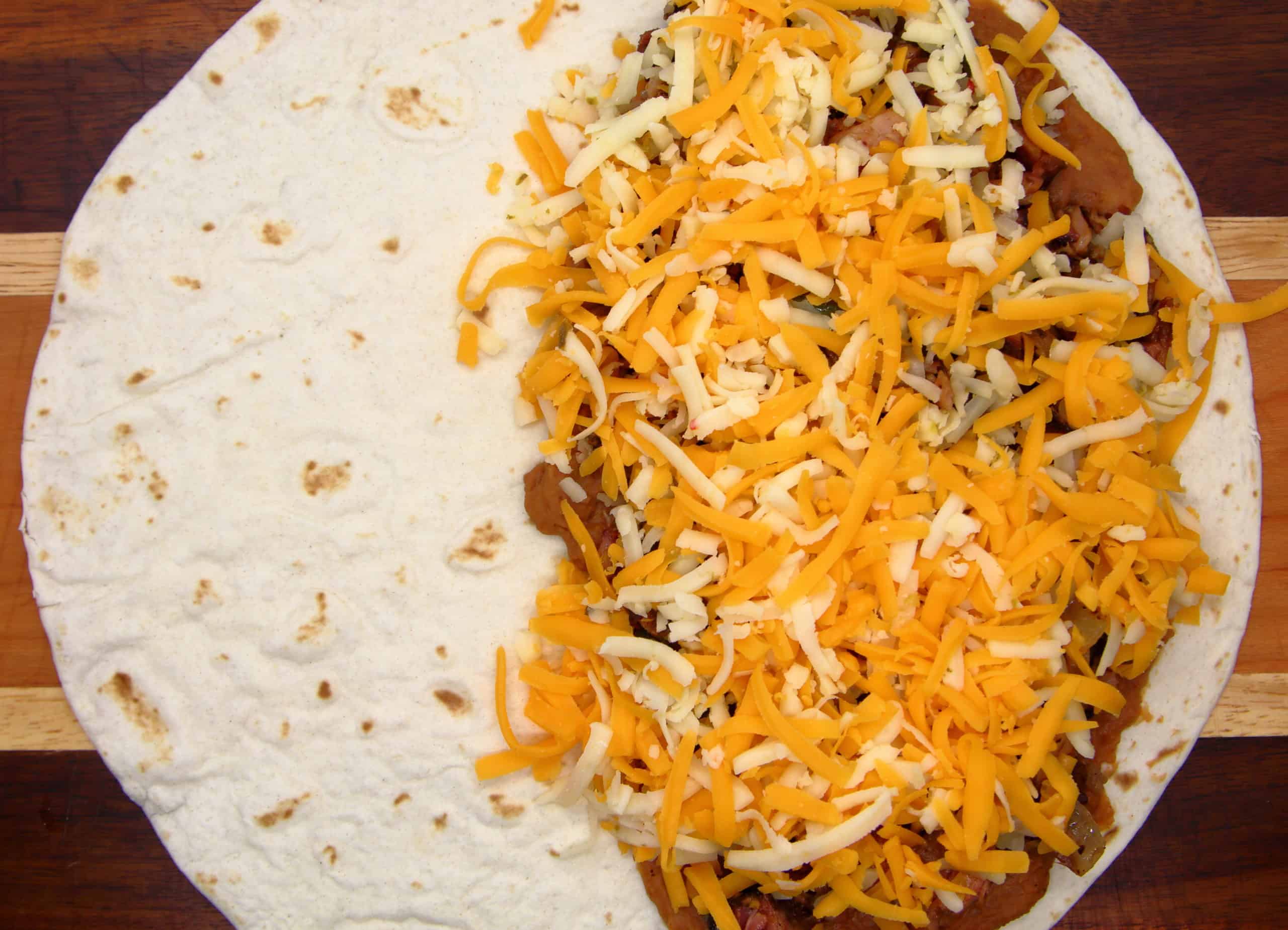 Cheesy Smoked Rib Quesadillas System of a Brown