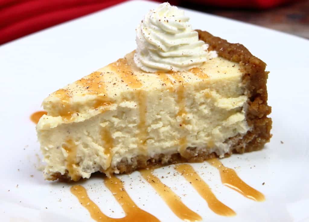 SPiked Eggnog Cheesecake
