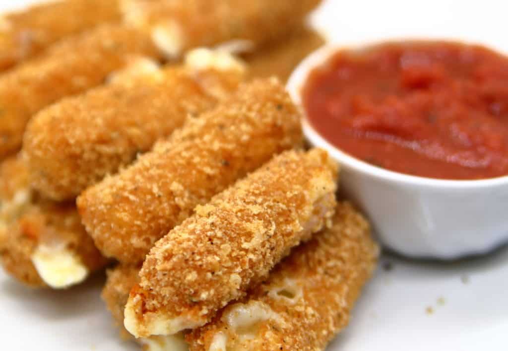 Low Carb Mozzarella sticks