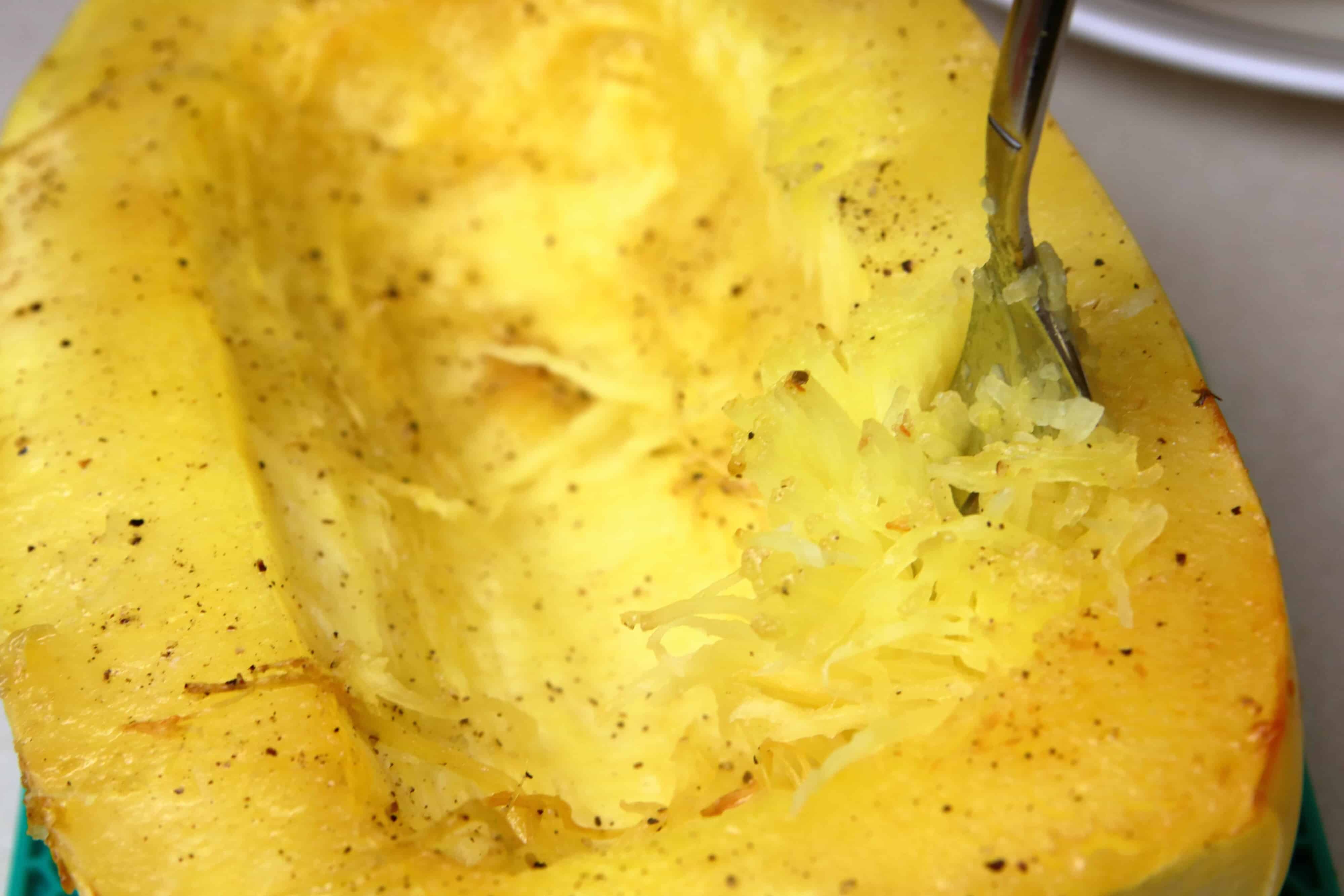 Vegetarian Spaghetti Squash Pasta Bake | System of a Brown