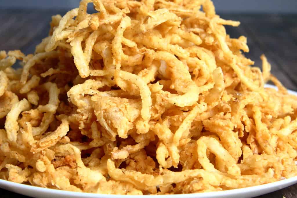 Crispy Fried Onion Straws - Karyl's Kulinary Krusade