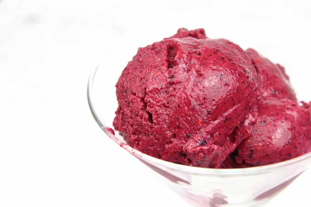 Triple Berry Fruit Sorbet