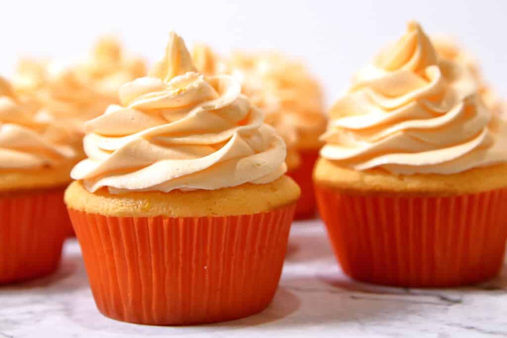 Orange Creamsicle Cupcakes