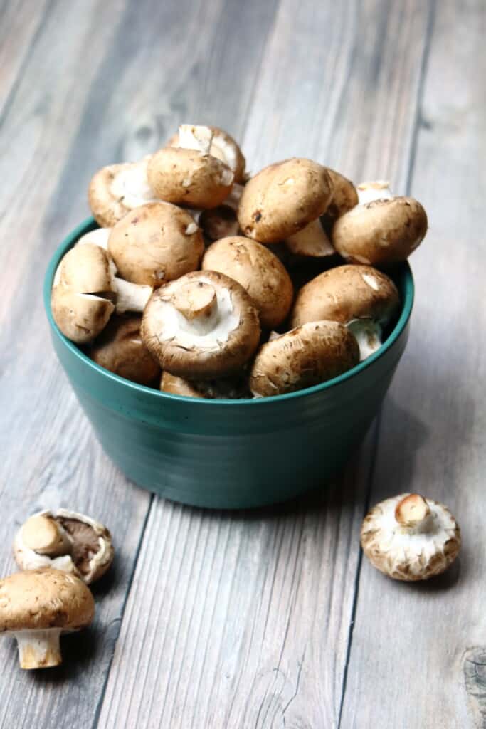 Bowl of mushrooms
