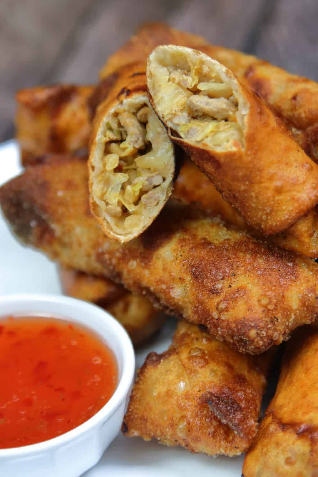 Crispy Pork Egg Rolls | System of a Brown