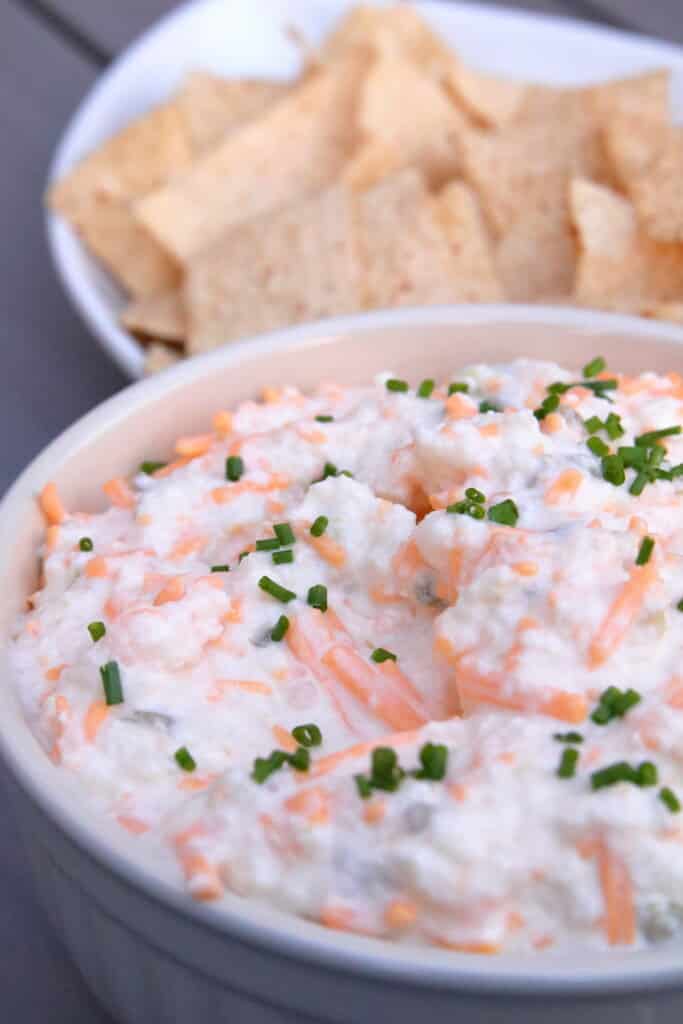 Cheddar and Cream Cheese Onion Dip System of a Brown