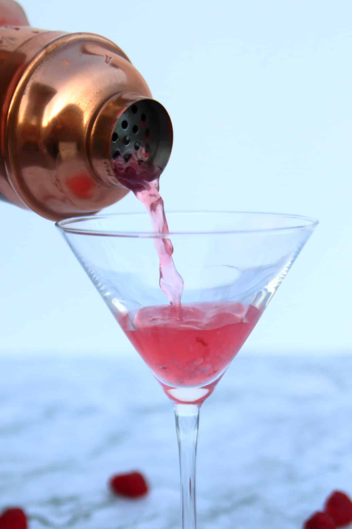 Sparkling Raspberry Martini | System of a Brown