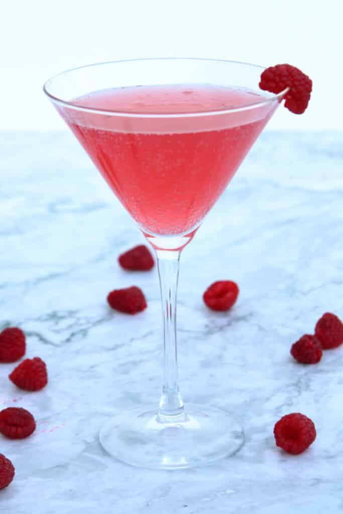 Sparkling Raspberry Martini | System of a Brown