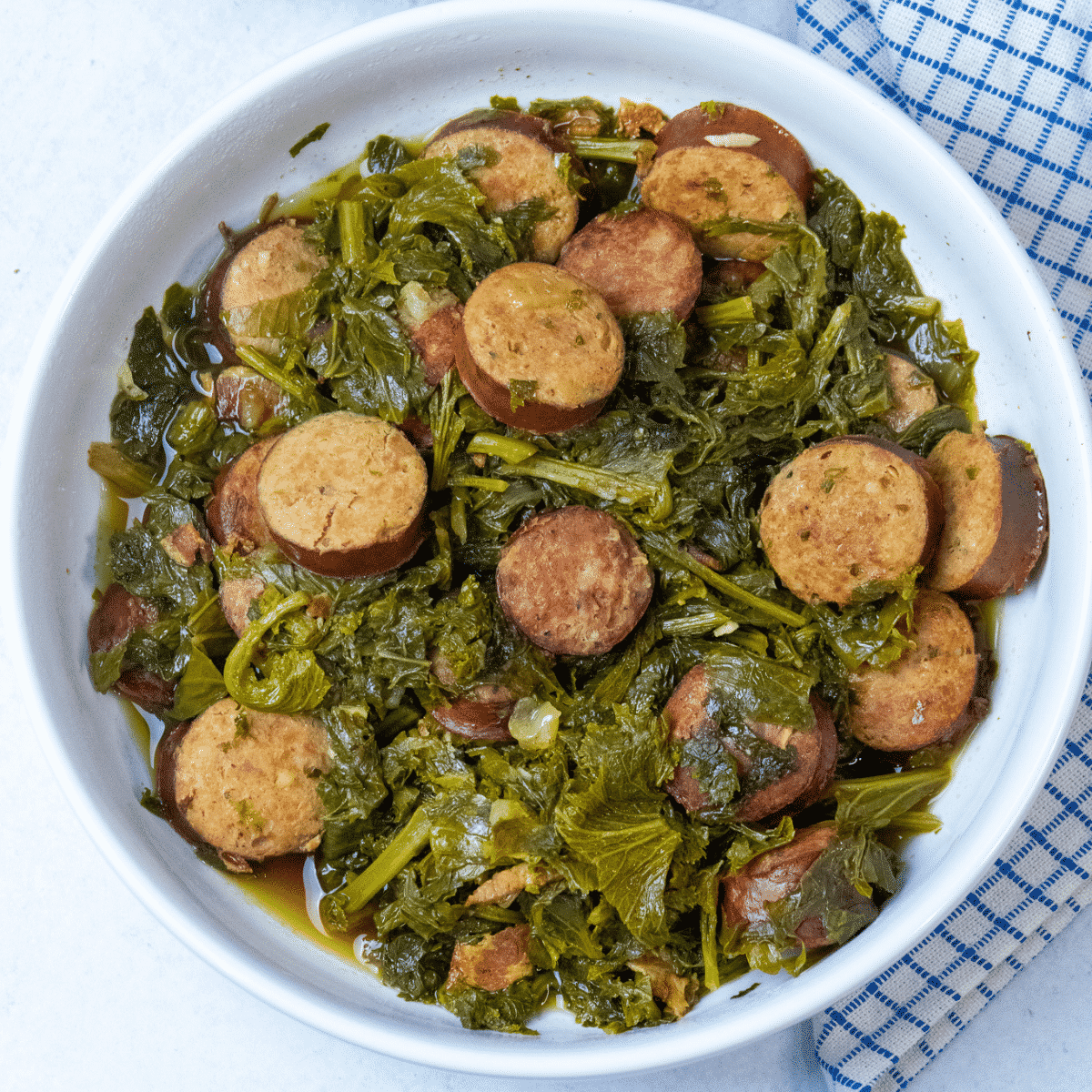 Mustard and Turnip Greens {Southern Style}